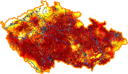 Intenzita sucha - 26. červenec 2015