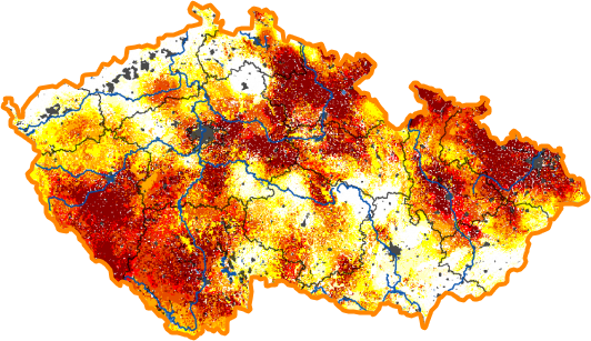 Intenzita sucha - 20. září 2015