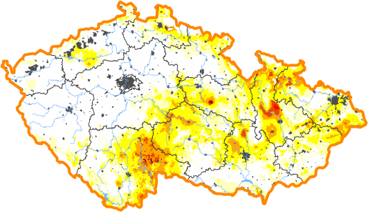 Intenzita sucha - 19. březen 2023