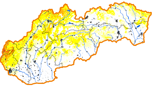 Intenzita sucha - 2. apríl 2017