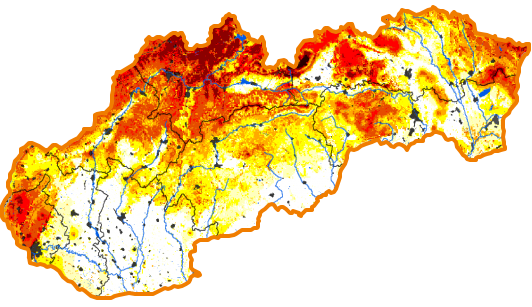 Intenzita sucha - 19. apríl 2020