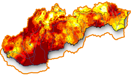 Intenzita sucha - 15. jún 2025