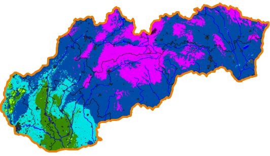 Mapy - Nasýtenia pôdneho profilu