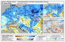 Index půdní vláhy - Evropa - 2. duben 2023