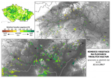 Vegetace trvalých kultur - 12. listopad 2017