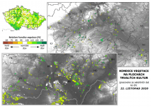 Vegetace trvalých kultur - 22. listopad 2020